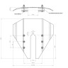Гидрокрыло для подвесного лодочного мотора 8-50 л.с., монтаж без сверления
