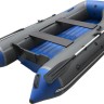 Надувная лодка ПВХ, ORCA 420 НДНД, темно-серый/синий