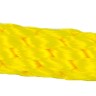 Веревка сплошного плетения d8мм, L150м желтый, Marine Rocket