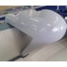 Консоль для лодки ПВХ, стеклопластик, серый