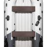 Надувная лодка ПВХ, Таймень NX 3200 НДНД, св.серый/графит