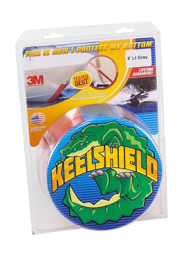 Защита киля KeelShield, 2.44 м, светлосерый цвет