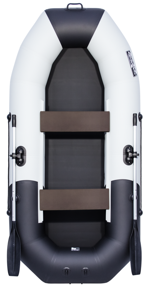 Надувная лодка ПВХ, Таймень NX 270 Комби, светло-серый/черный