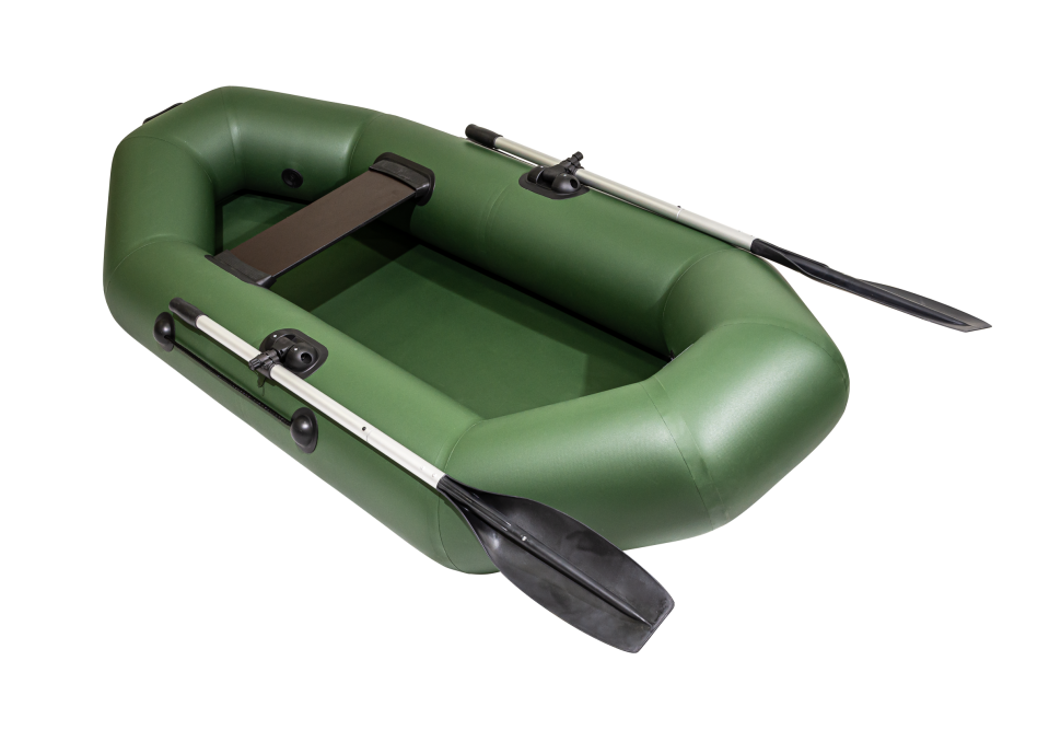 Надувная лодка ПВХ, Барс 230, зеленый