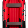 Надувная лодка ПВХ, Таймень NX 3600 НДНД PRO, красный/черный