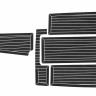 Комплект палубного покрытия Marine Rocket для Феникс 530HT, тик черный, белая полоса, с обкладкой