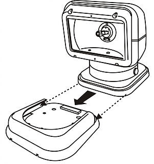 Прожектор стационарный галогеновый проводной пульт ДУ, серия 960