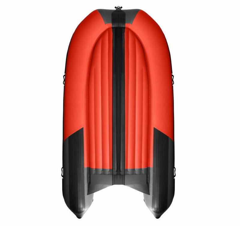 Надувная лодка ПВХ, Навигатор 380Lite НДНД, красно-черный, FORZA