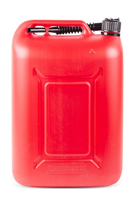 Канистра пластиковая для ГСМ 25 литров, съемная насадка-лейка
