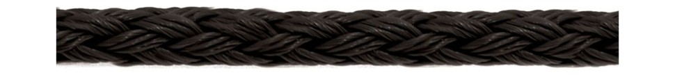 Трос полиэтиленовый, черный, d 6 мм, L 200 м