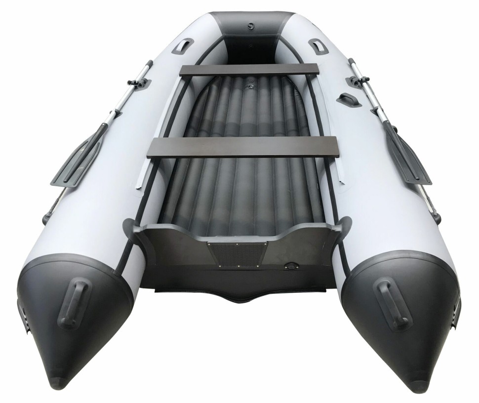 Надувная лодка ПВХ, ORCA 420 НДНД, белый/темно-серый