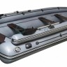 Надувная лодка ПВХ Allaska 460 Lux, фальшборт, камуфляж цифра, SibRiver