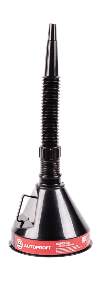 Воронка пластиковая разборная с фильтром, 135 мм., черная