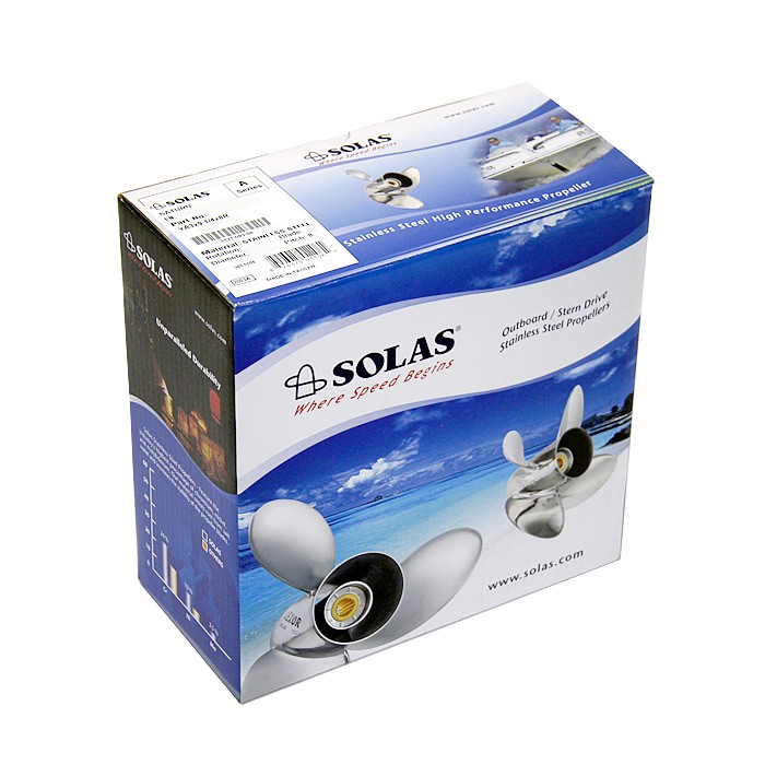 Винт гребной Solas 5253-100-10, 4x10x10 (R) для лодочного мотора TOHATSU