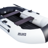 Надувная лодка ПВХ, Таймень NX 270 НД Комби, светло-серый/черный