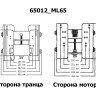 Подъёмник мотора ручной вертикальный 50-300 л.с. вынос 140 мм (Manual-Lift), CMC