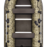 Надувная лодка ПВХ, Ривьера Компакт 3400 СК Камуфляж, камыш