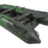 Надувная лодка ПВХ, Ривьера Компакт 3200 СК Комби, зеленый/черный