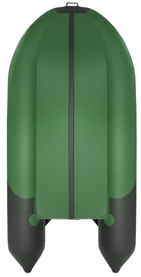 Надувная лодка ПВХ, Ривьера Компакт 3400 СК Комби, зеленый/черный