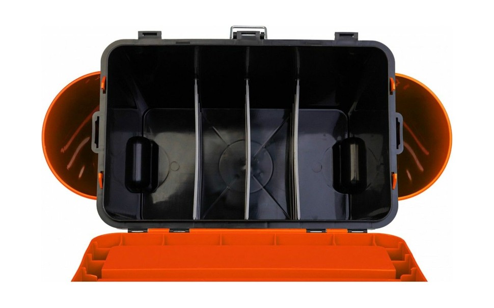 Ящик рыболовный зимний FishBox (19л) оранжевый Helios