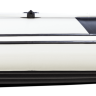 Надувная лодка ПВХ, Ривьера Компакт 2900 НДНД Комби, светло-серый/черный
