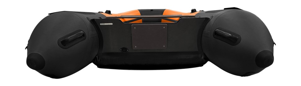 Надувная лодка ПВХ, Навигатор 380Lite НДНД, оранжевый-черный, FORZA