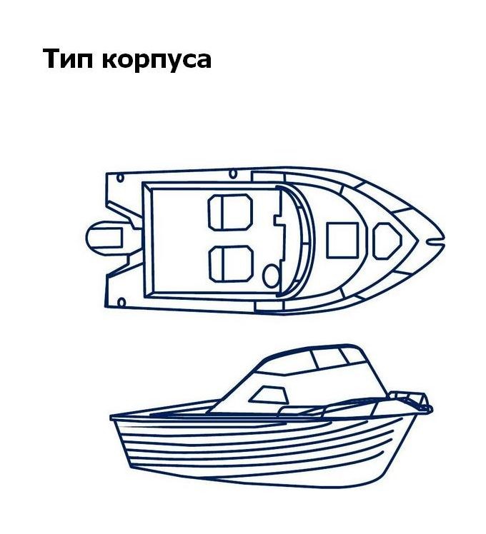 Тент транспортировочный для лодок длиной 5,6-5,9 м типа Cabin Cruiser