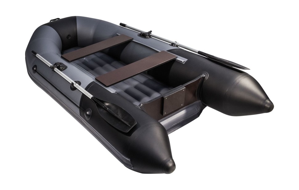 Надувная лодка ПВХ, Таймень NX 2800 НДНД, графит/черный